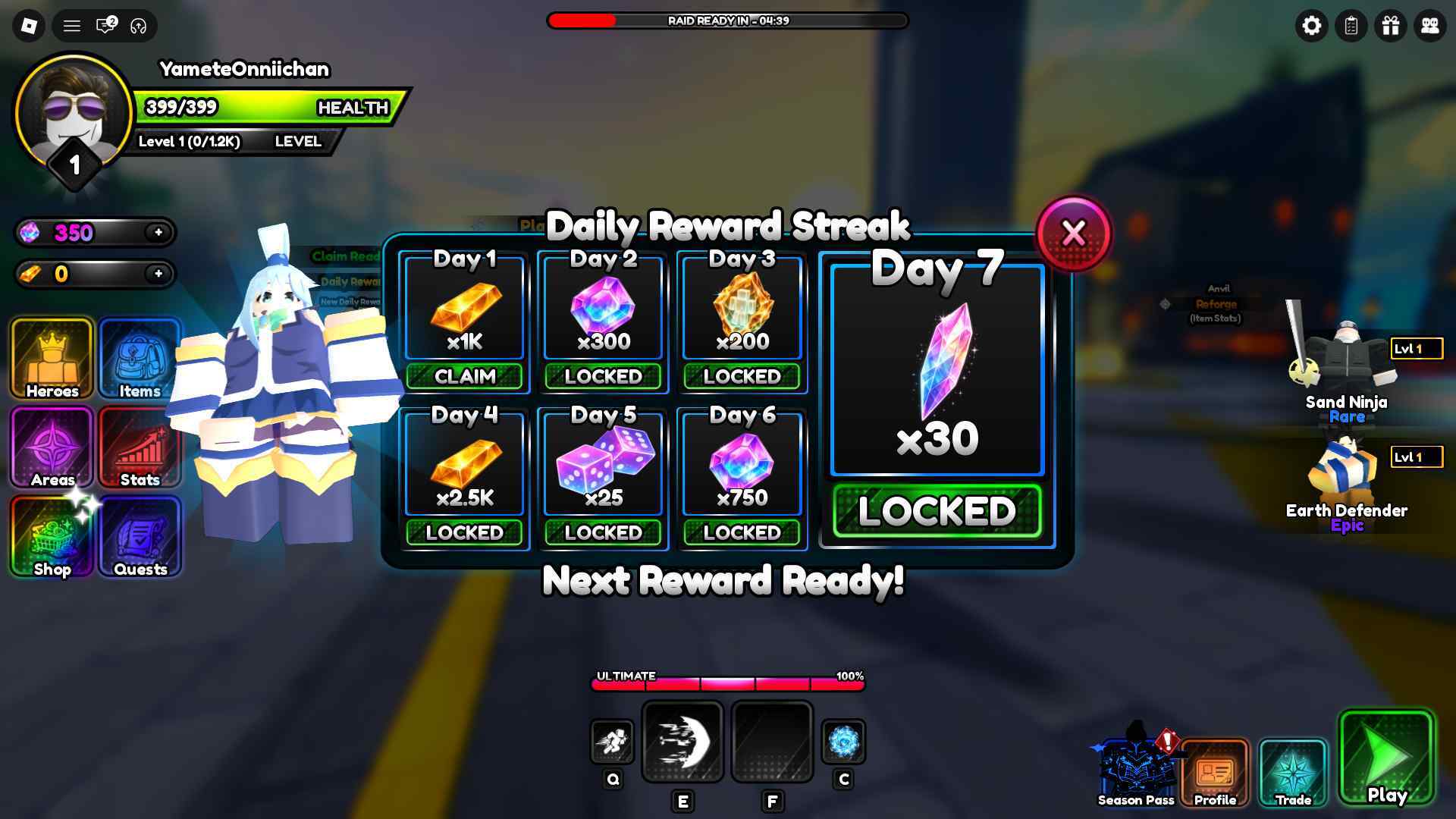 Anime Dungeons More Rewards
