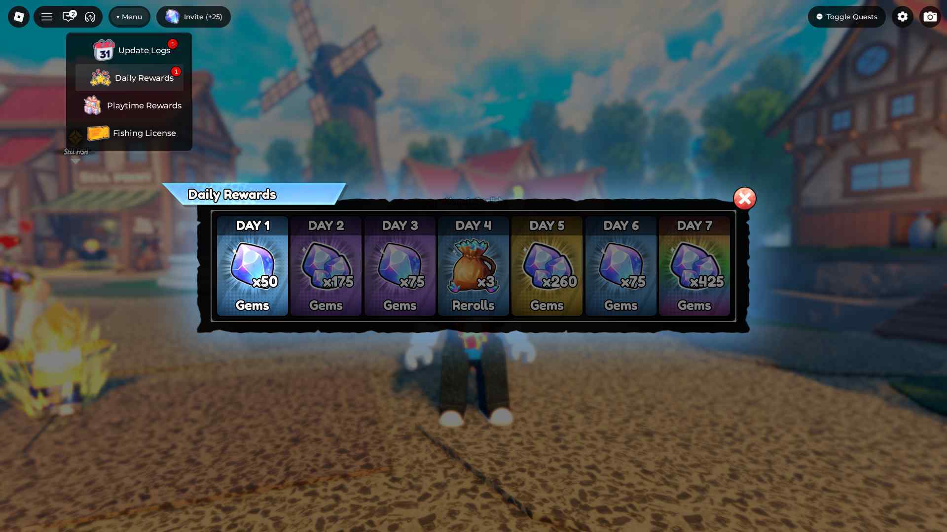 Anime F Ishing Odyssey Daily Rewards
