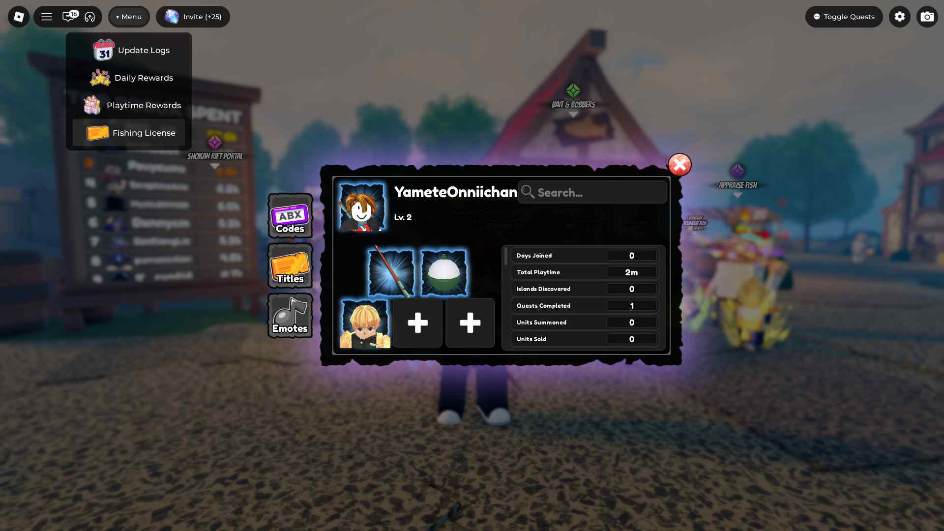 Anime F Ishing Odyssey How to Redeem Codes 2