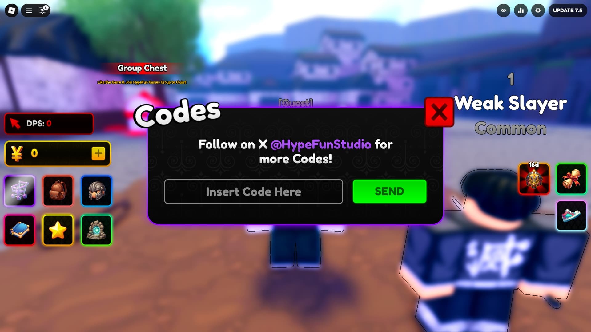 Anime Kingdom Simulator how to redeem codes 1