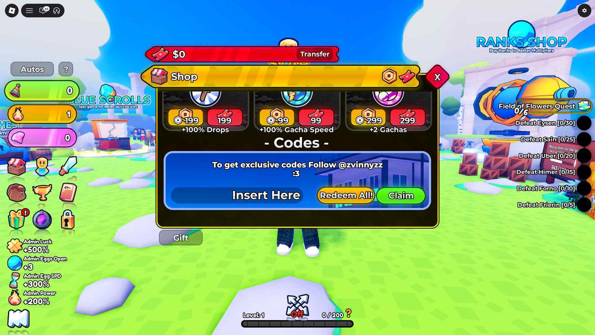 Anime Overdrive How To Redeem Codes 2
