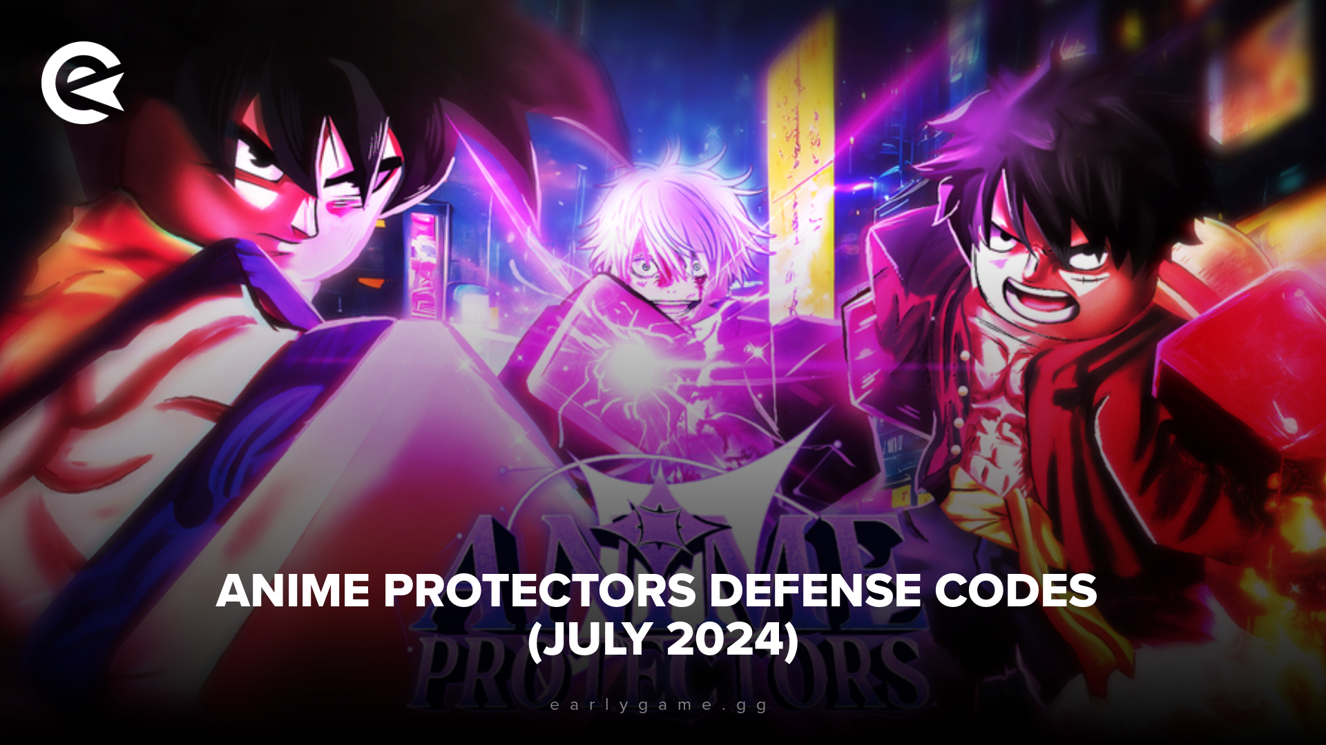 Anime Protectors Defense Codes (July 2024)