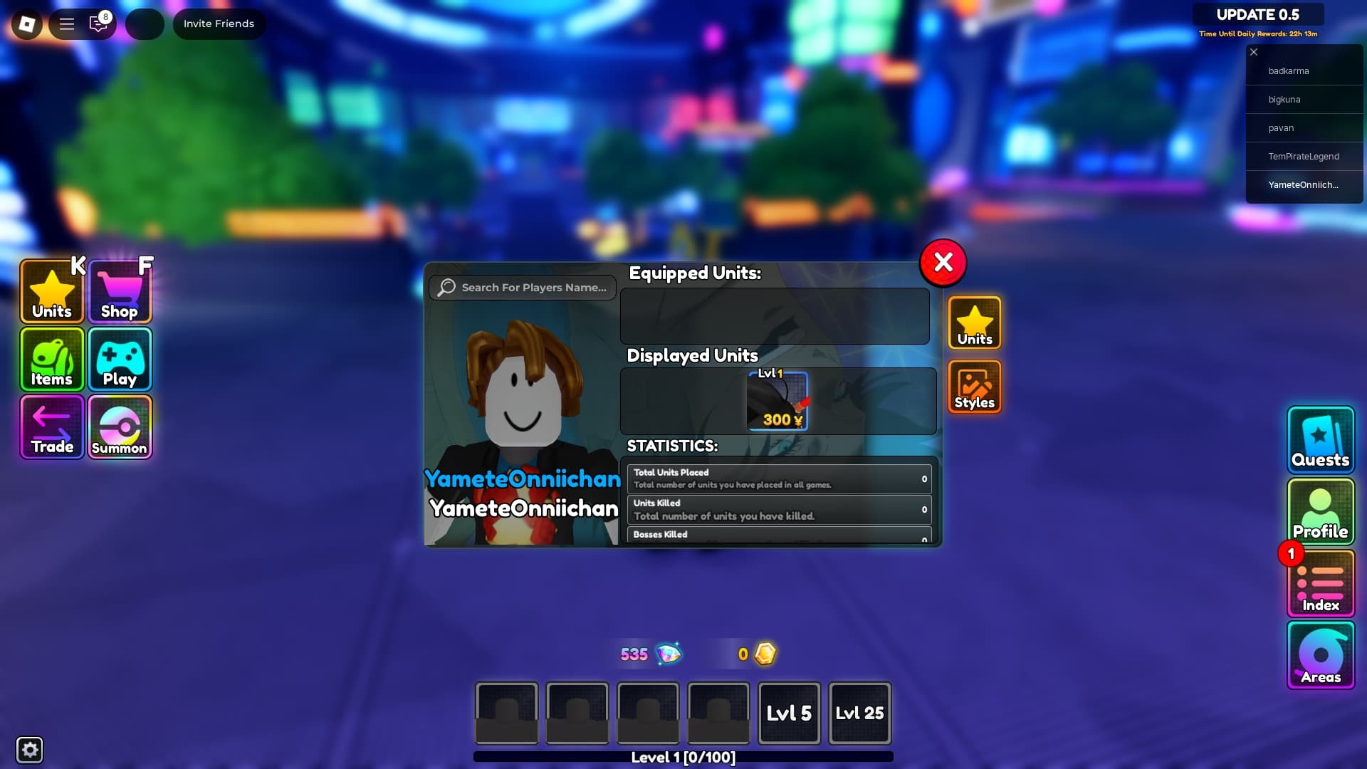 Anime Realms Profile Style