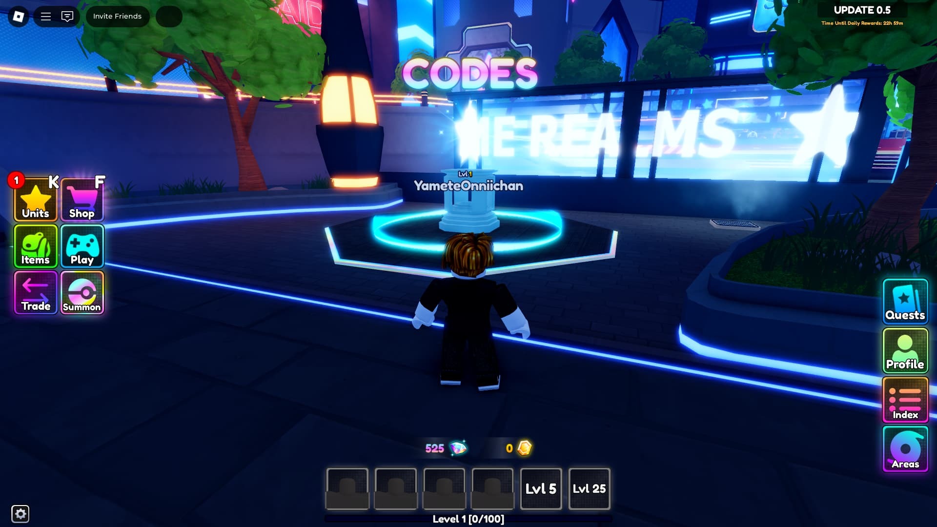 Anime Realms how to redeem codes