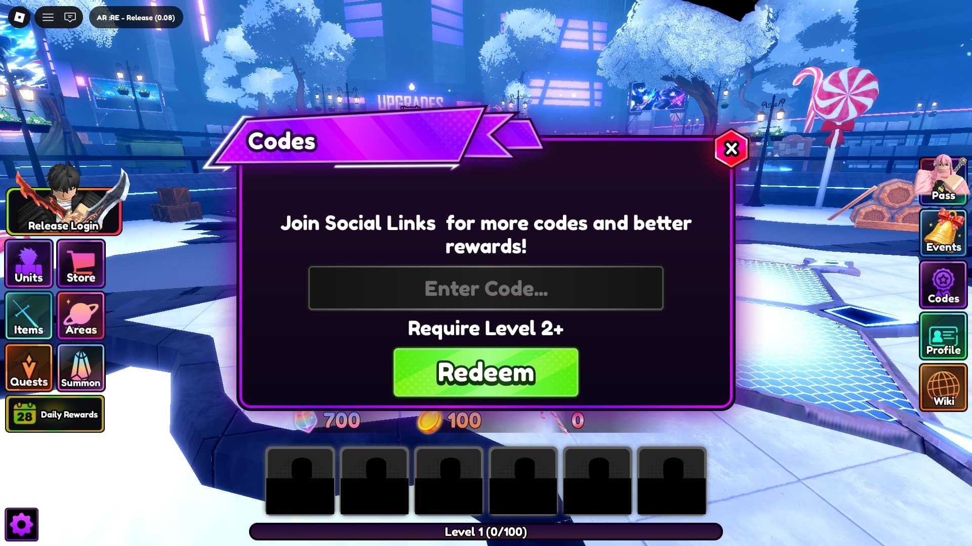 Anime Reversal codes how to redeem