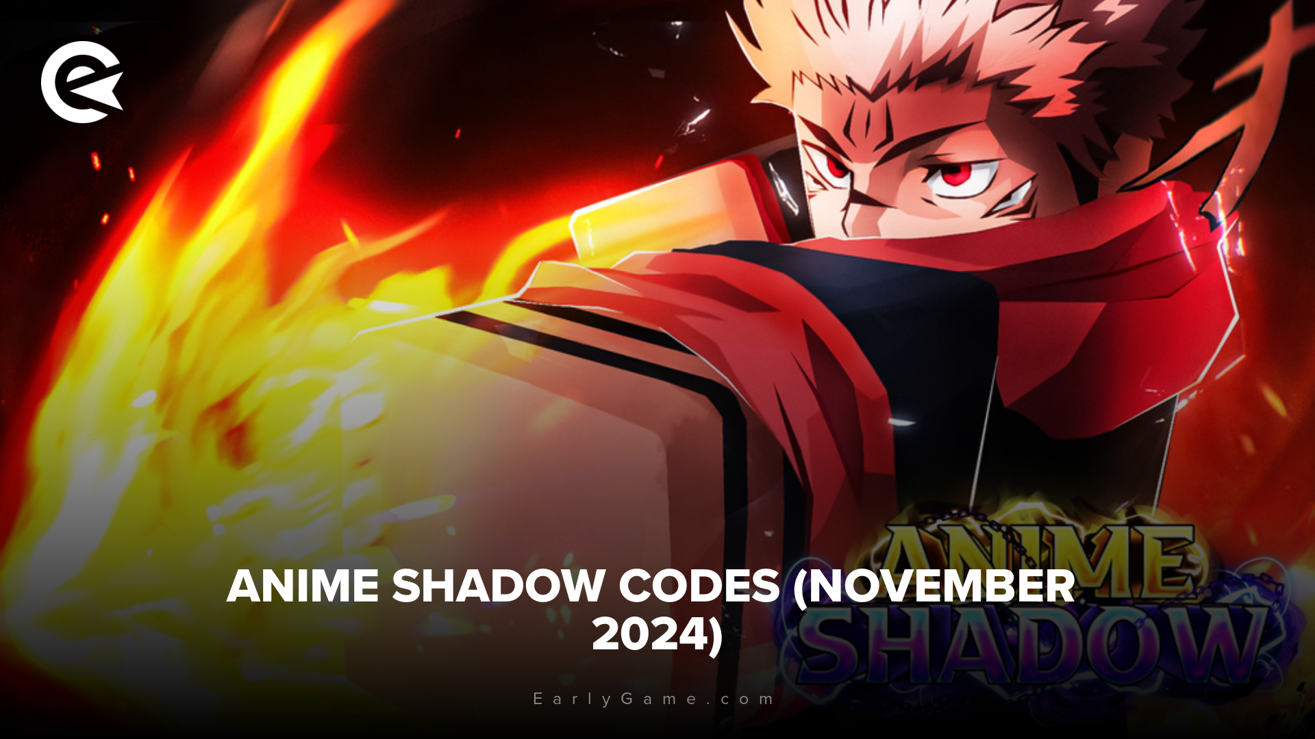 Anime Shadow Codes (November 2024)