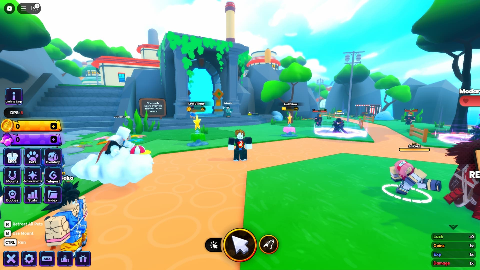 Anime Shadow active codes