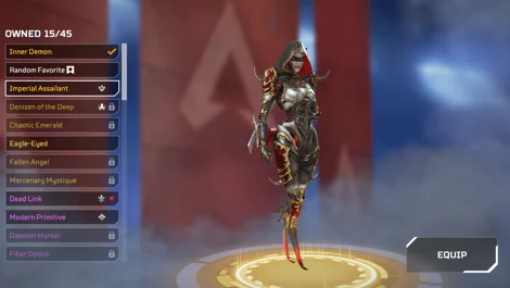 Apex Legends Hottest Female Skins Ash Imperial Assailant