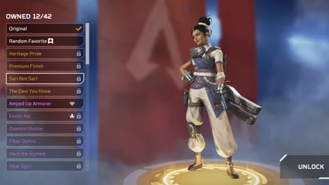 Apex Legends Hottest Female Skins Rampart Sari Not Sari