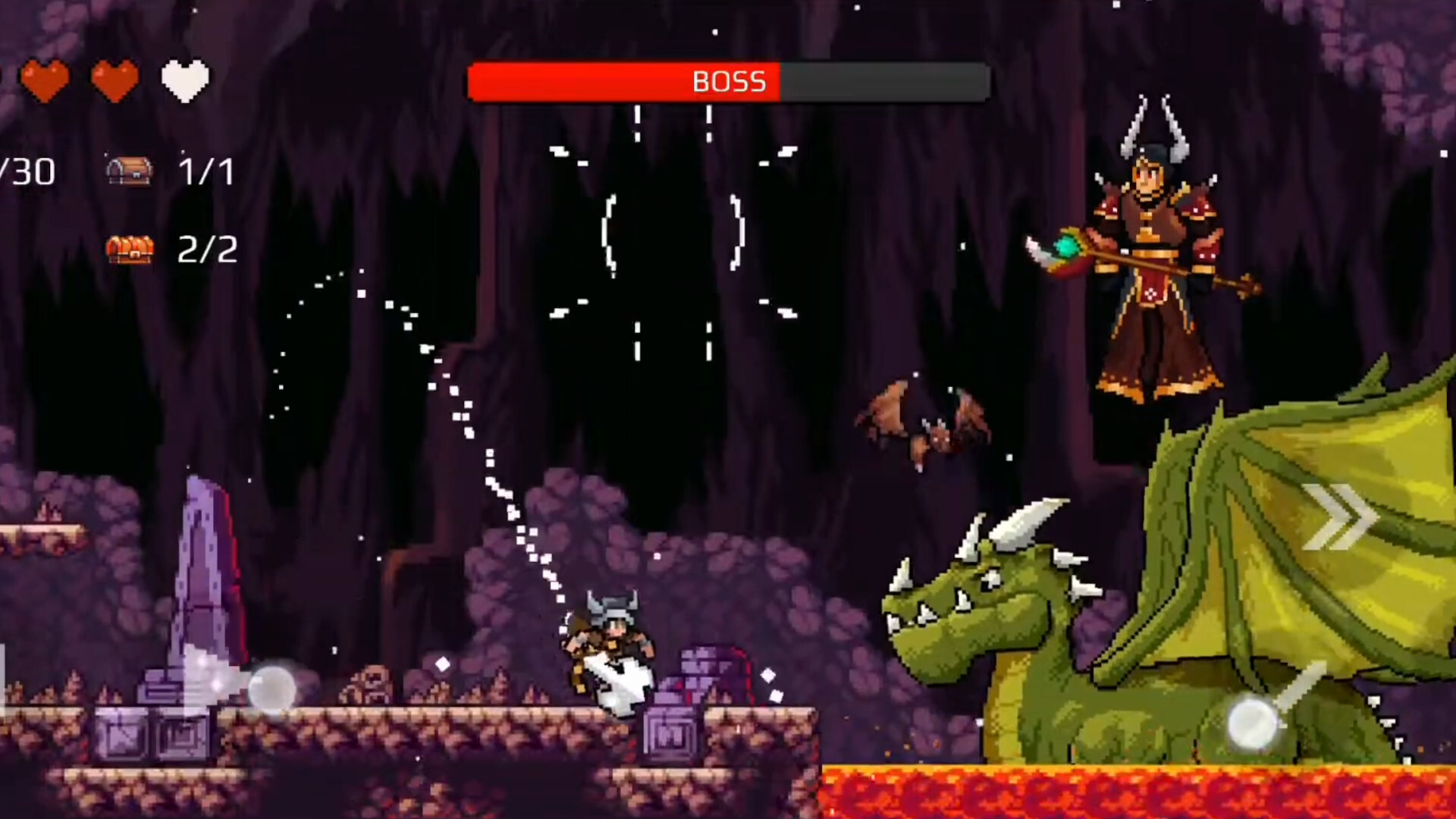 Apple Knight Wizard King Final Boss