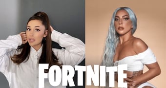 Ariana grande lady gaga fortnite