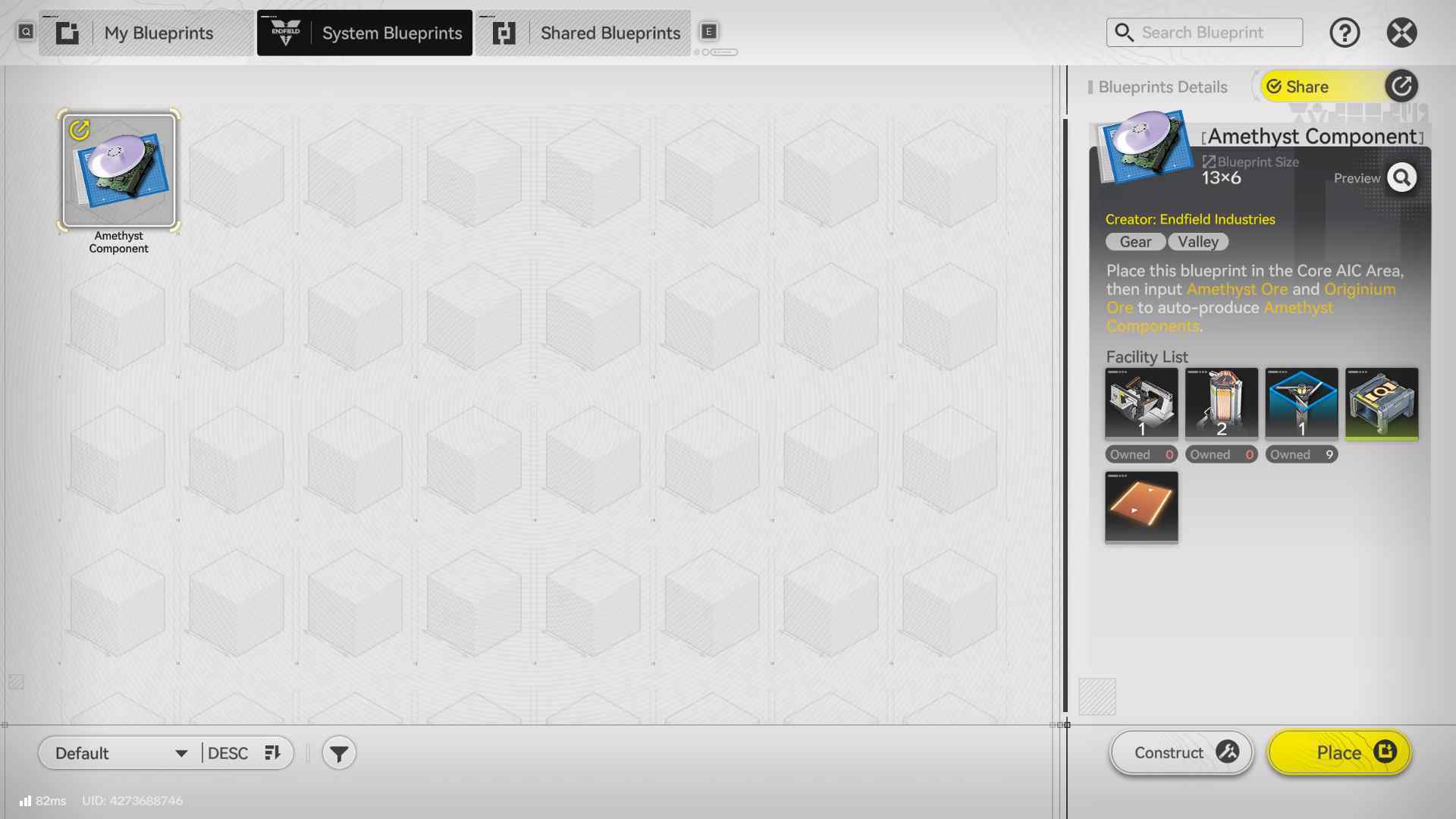 Arknights Endfield Use Factory Blueprints2