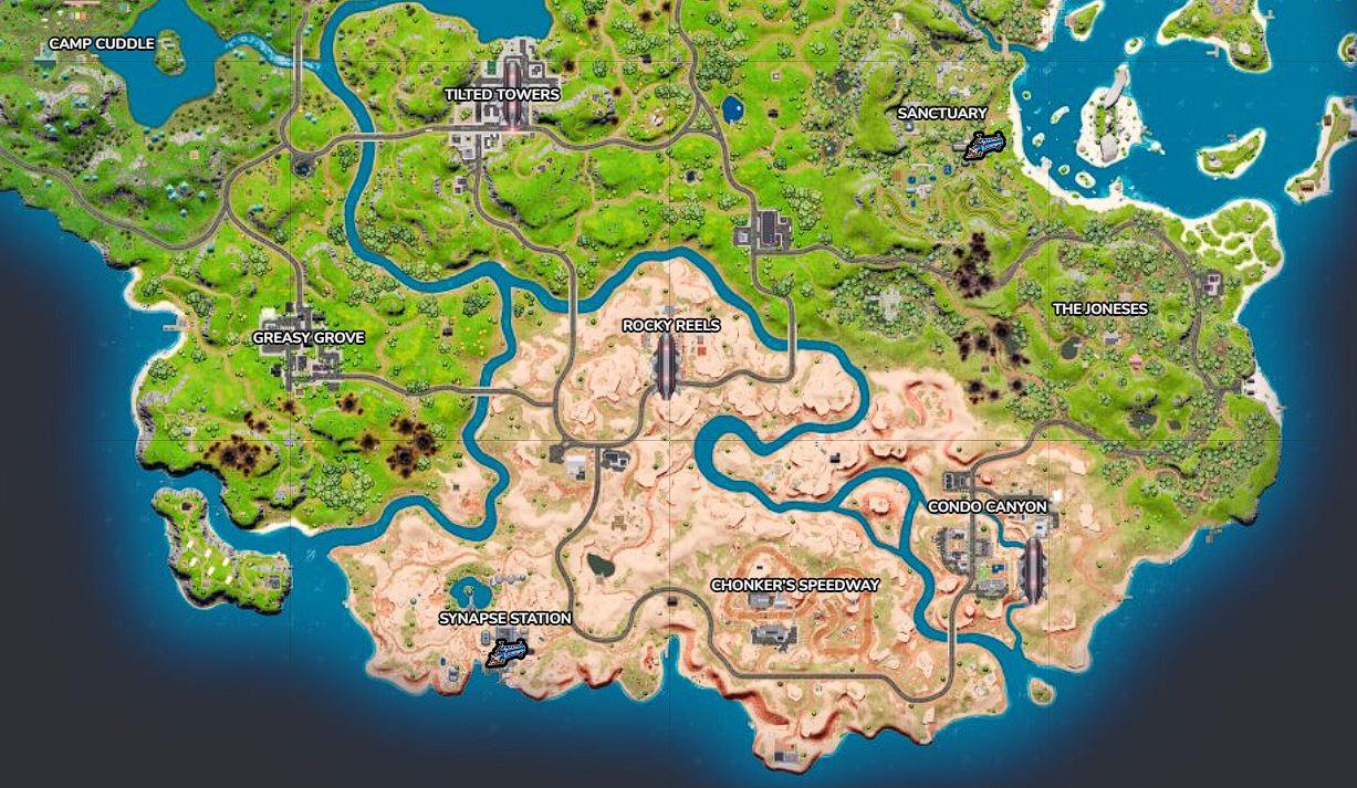 Armored Battle Bus Locations