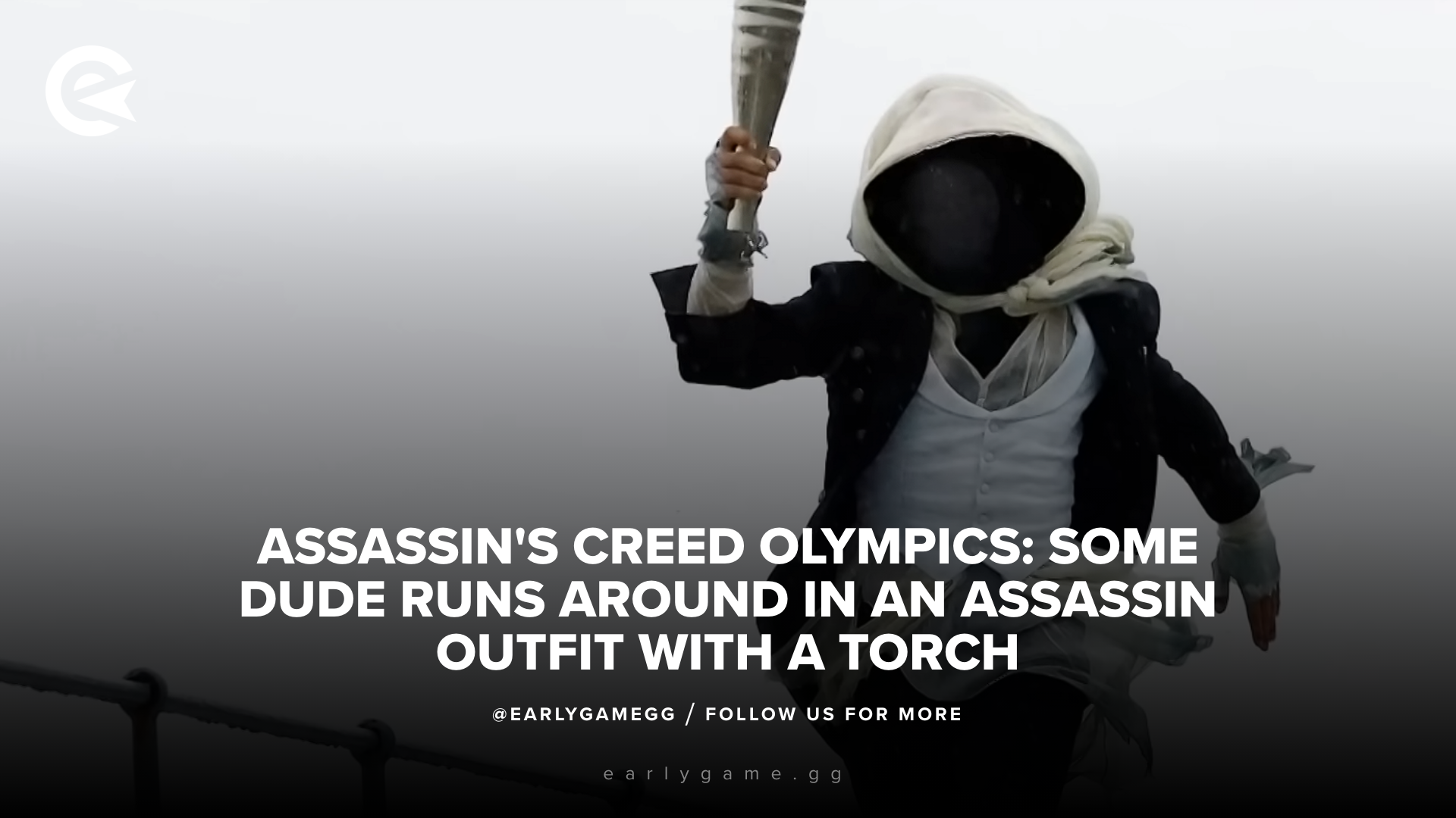 Assassin's Creed Olympics: Some Dude Runs Around In An Assassin Outfit With A Torch