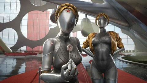 Atomic heart Lady Robots