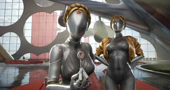 Atomic heart Lady Robots