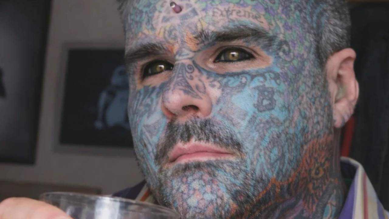 Augen Tattoo Mann