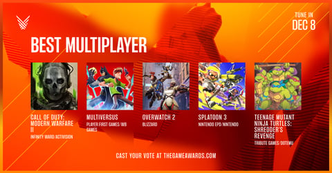 BEST MULTIPLAYER Game Awards 2022