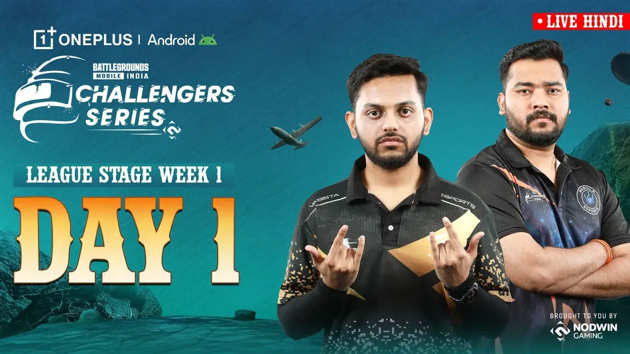 BGMI Challengers Series 2025 League Day 1