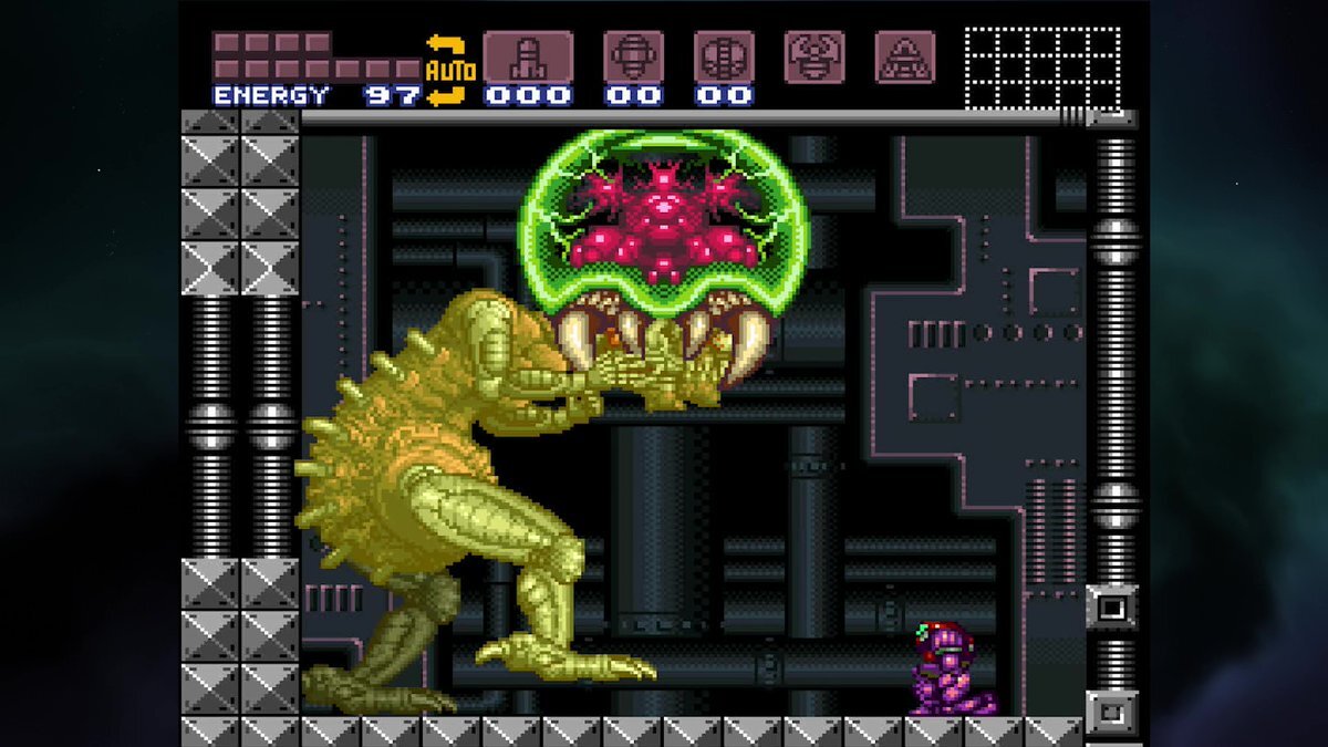 Baby Metroid Super Metroid