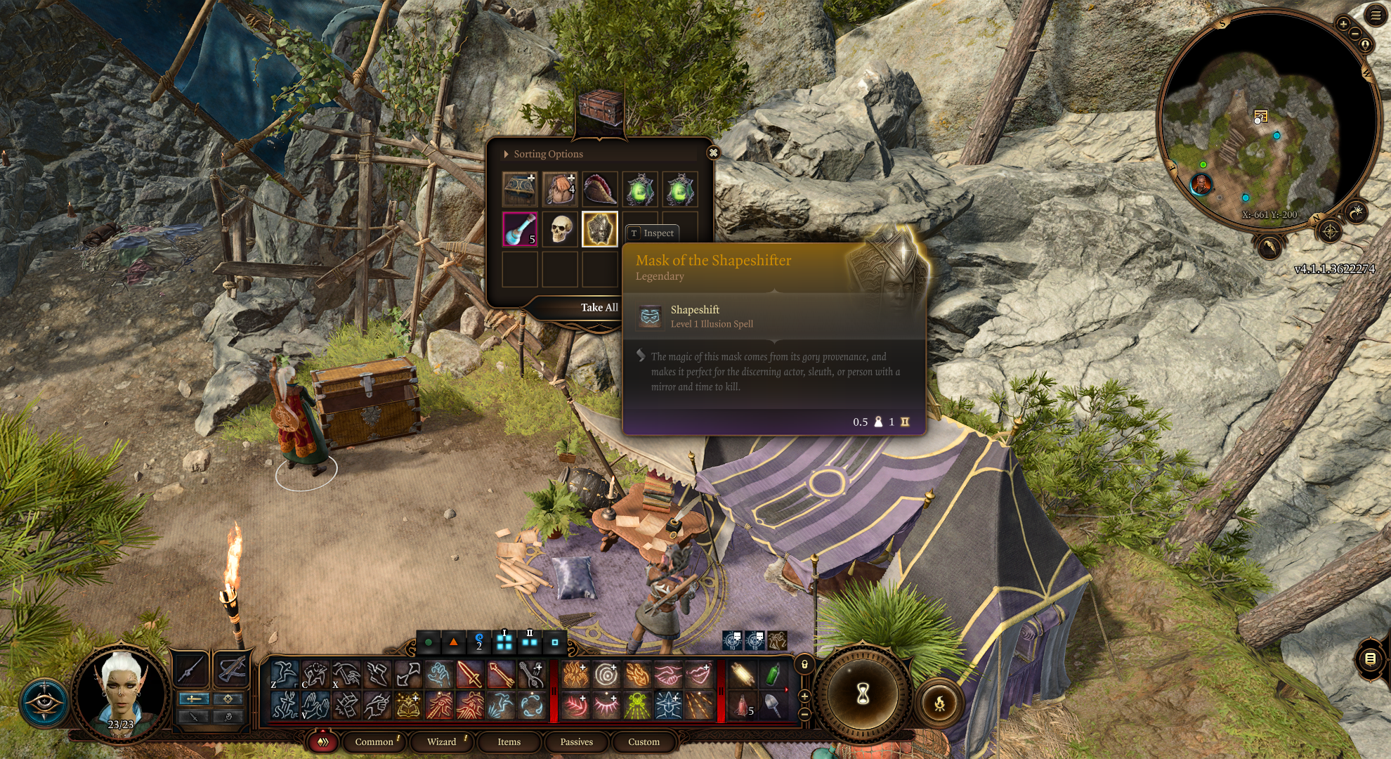 Baldurs Gate 3 Changing Appearance Mask of the Shapeshifter