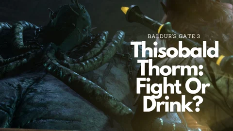Baldurs Gate 3 Thisbobald Thorm Fight or Drink