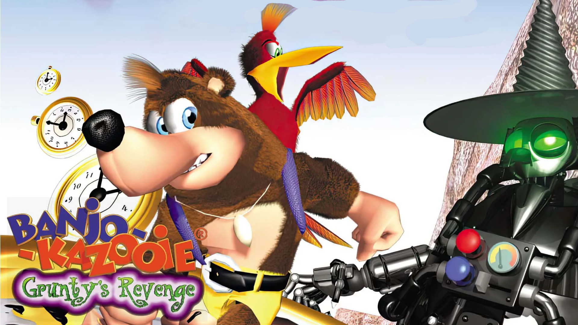 Banjo kazooie gruntys revenge cover art