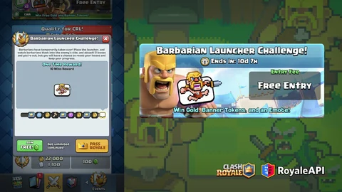 Barbarian Launcher Challenge Brawl Stars