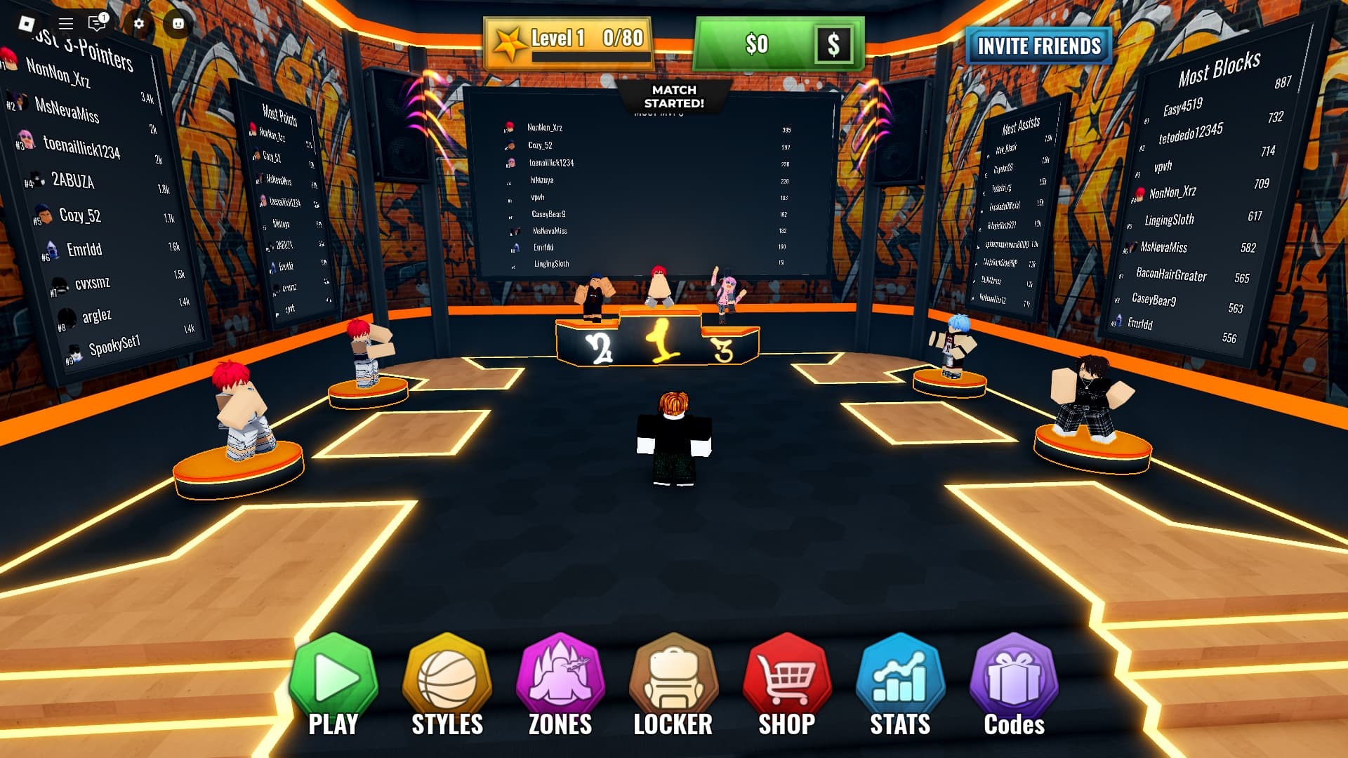 Basketball Zero active codes
