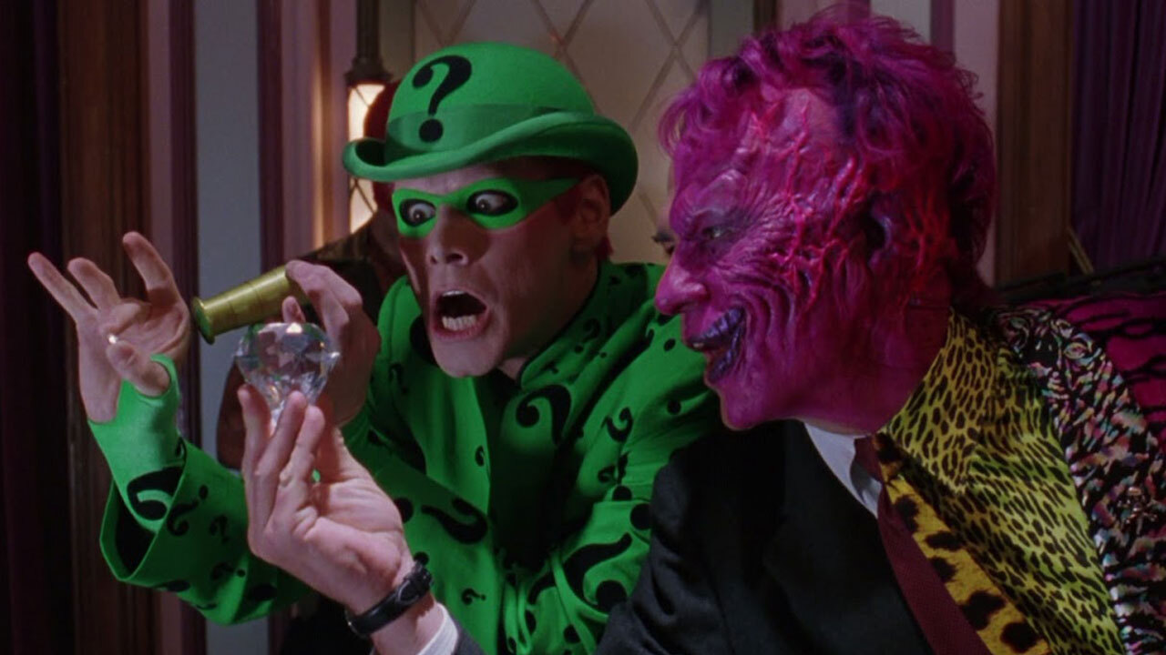 Batman Forever Tommy Lee Jones and Jim Carrey