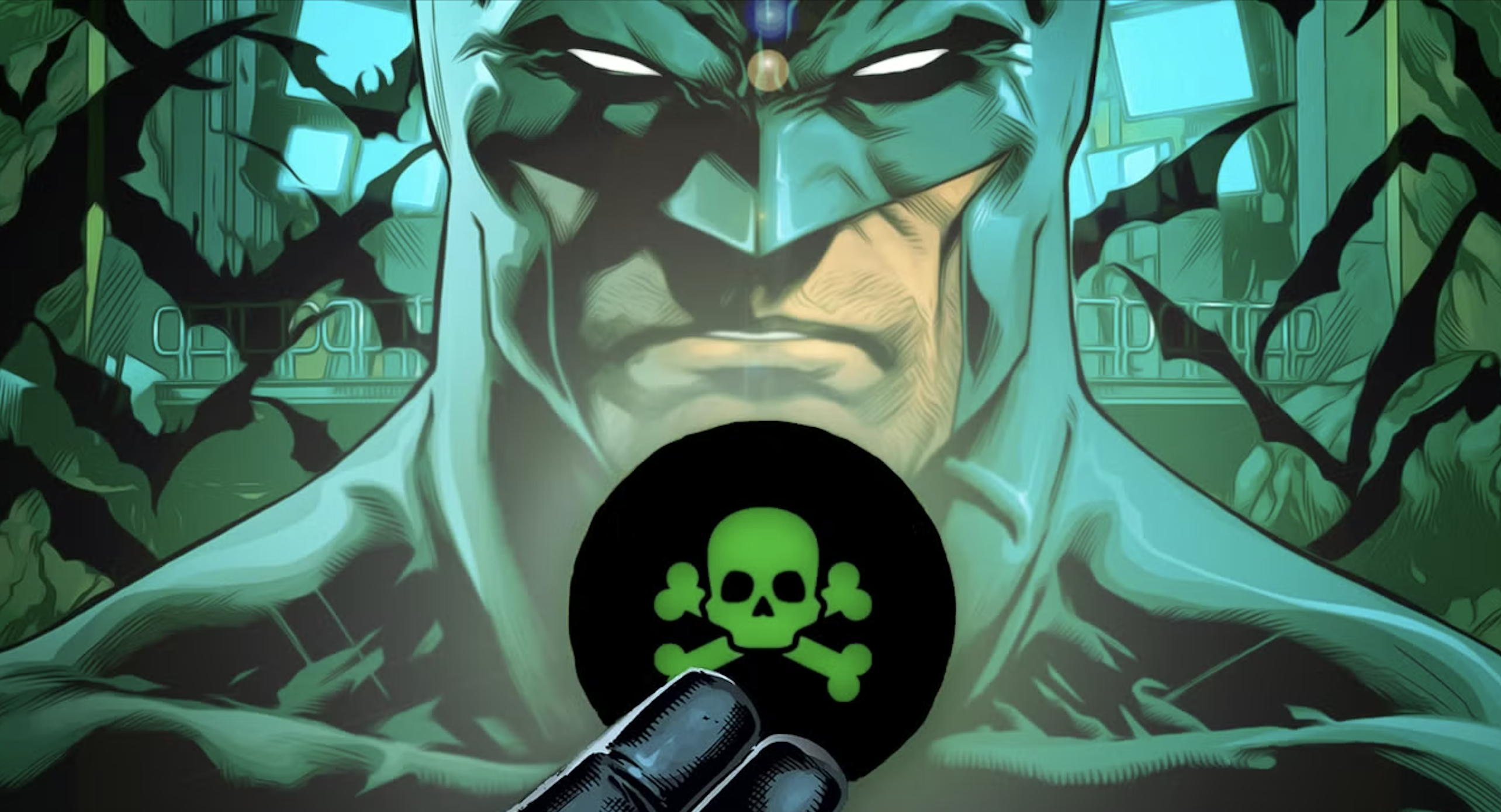 Batman has a piece of Kryptonite