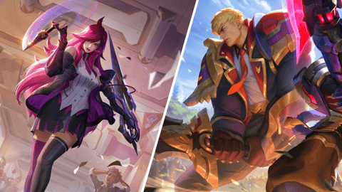 Battle Academia Kata and Garen Couple Look