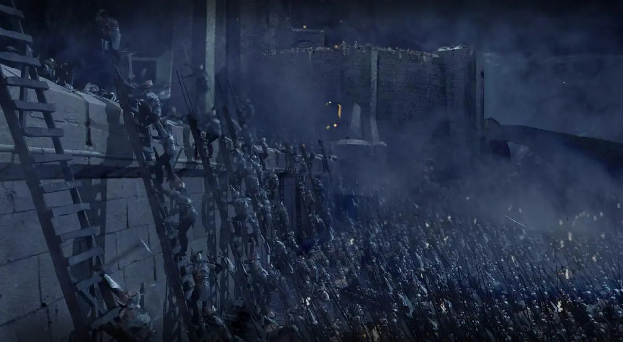 Battle of Helms Deep took months to finish