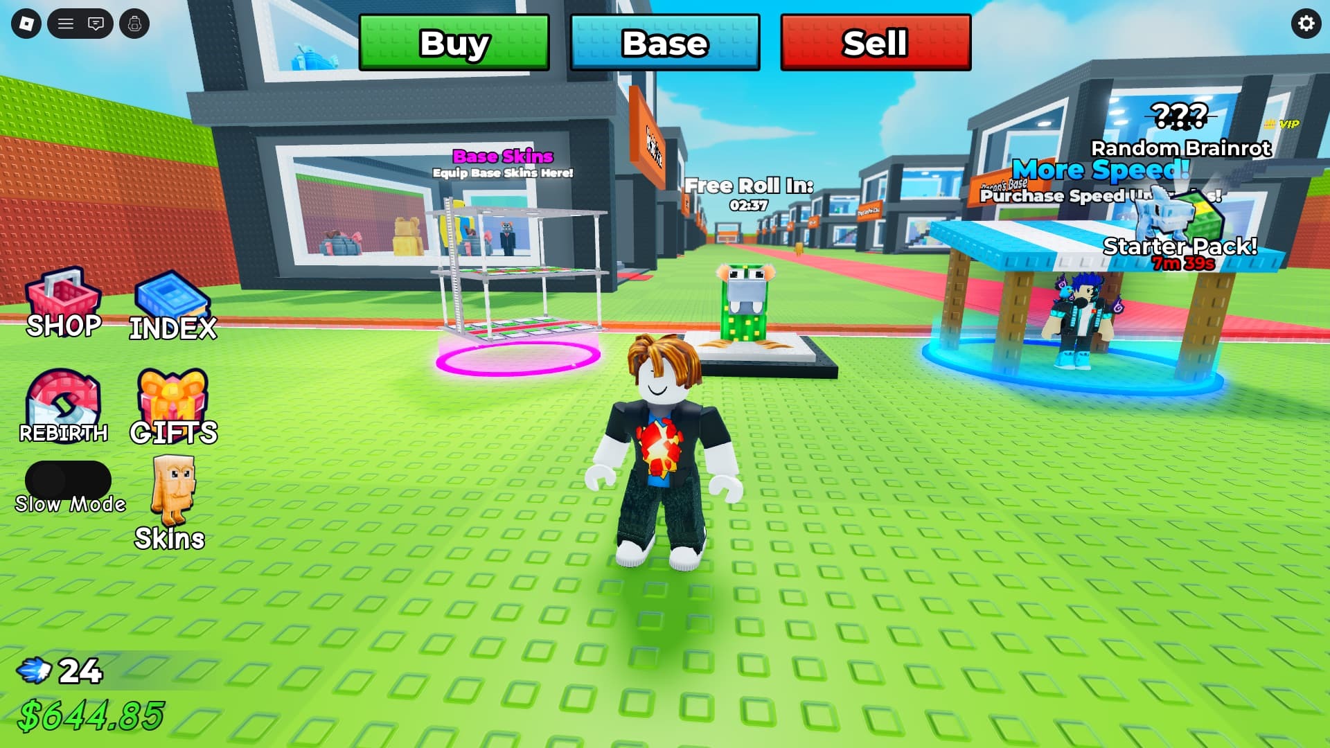 Be a Brainrot Free Rolls