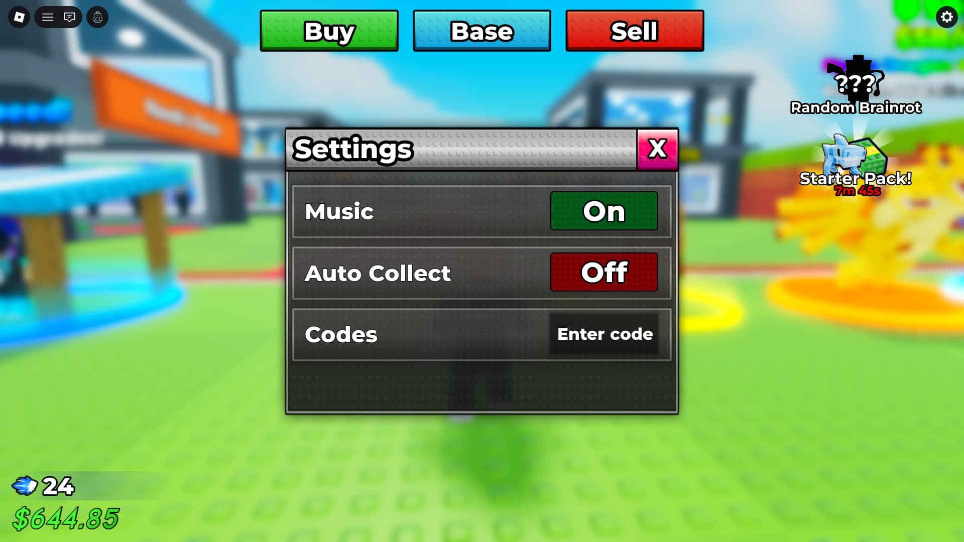 Be a Brainrot How To Redeem Code 2