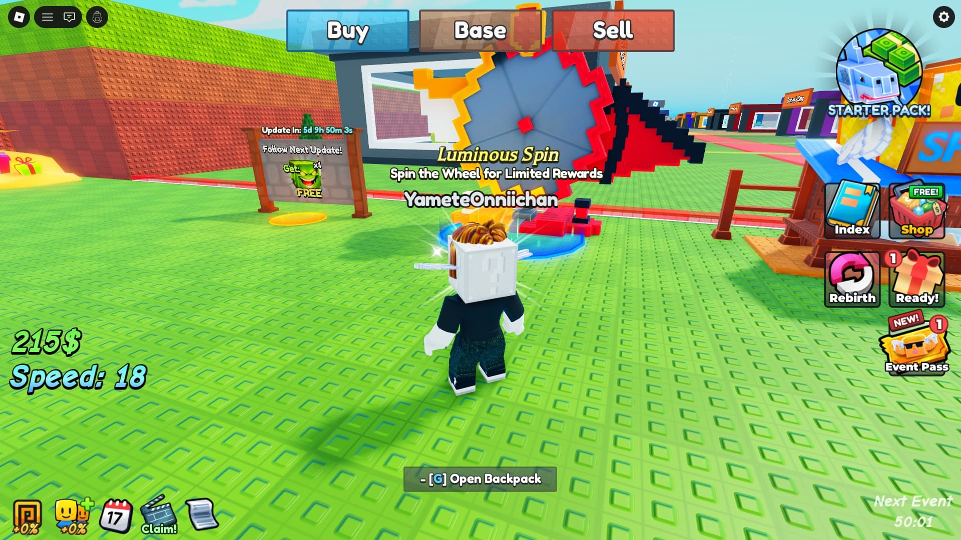 Be a Lucky Block Expired Code