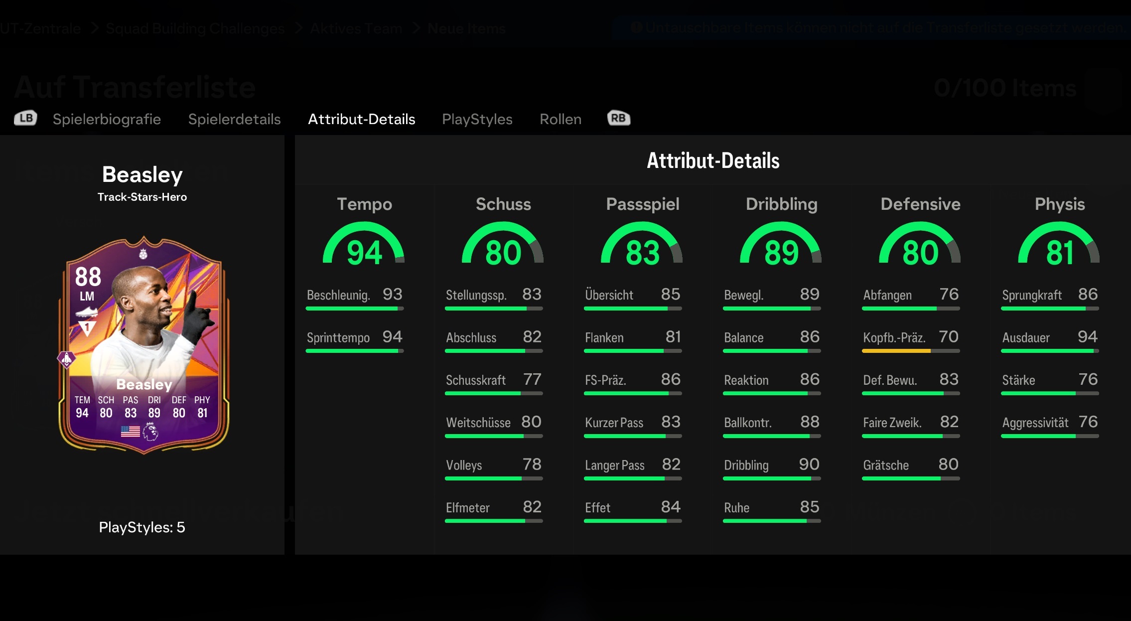 Beasley Stats