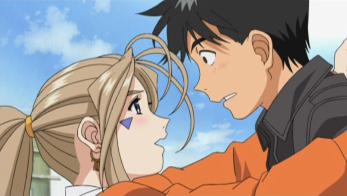 Belldandy and Keiichi Morisato