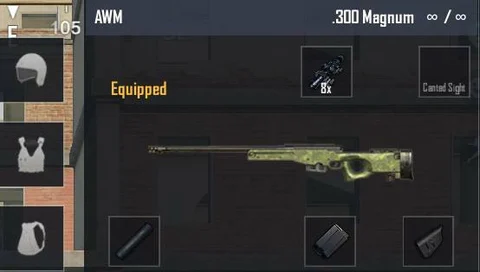 Best AWM Loadout PUBG Mobile