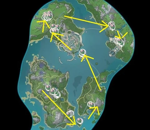 Best Farming Route for Rainbow Rose