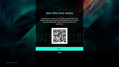 Bf2042 beta unable to connect