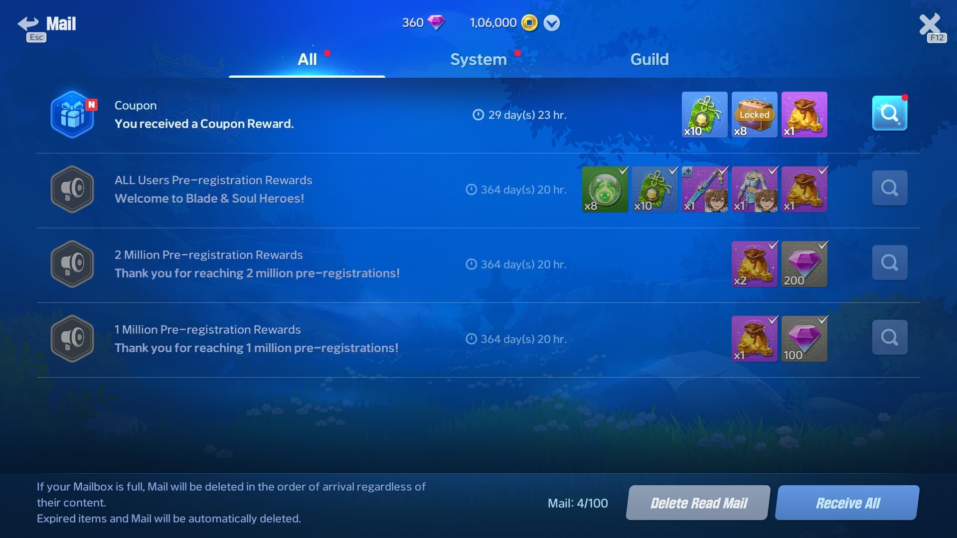 Blade Soul Heroes Code claimed
