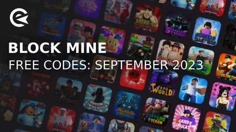 Block Mine Codes - Roblox November 2023 