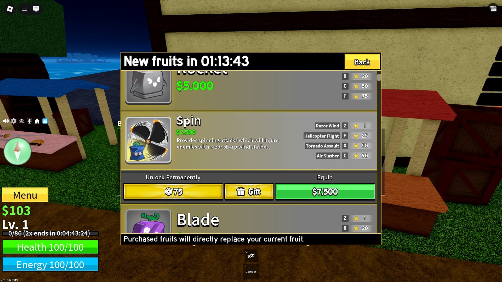 Blox Fruits Blade