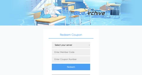 Blue Archive How To Redeem Codes