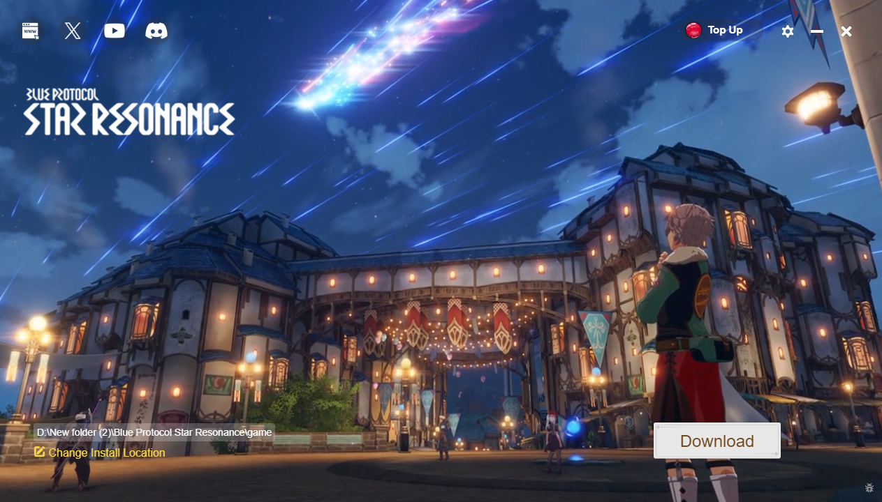 Blue Protocol Star Resonance launcher