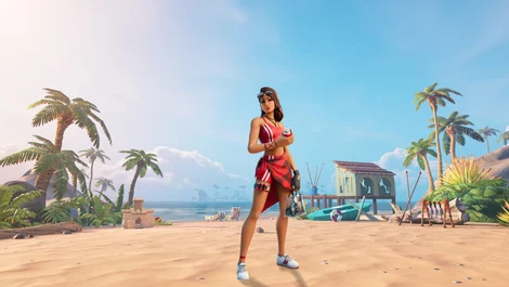 Boardwalk ruby fortnite skin