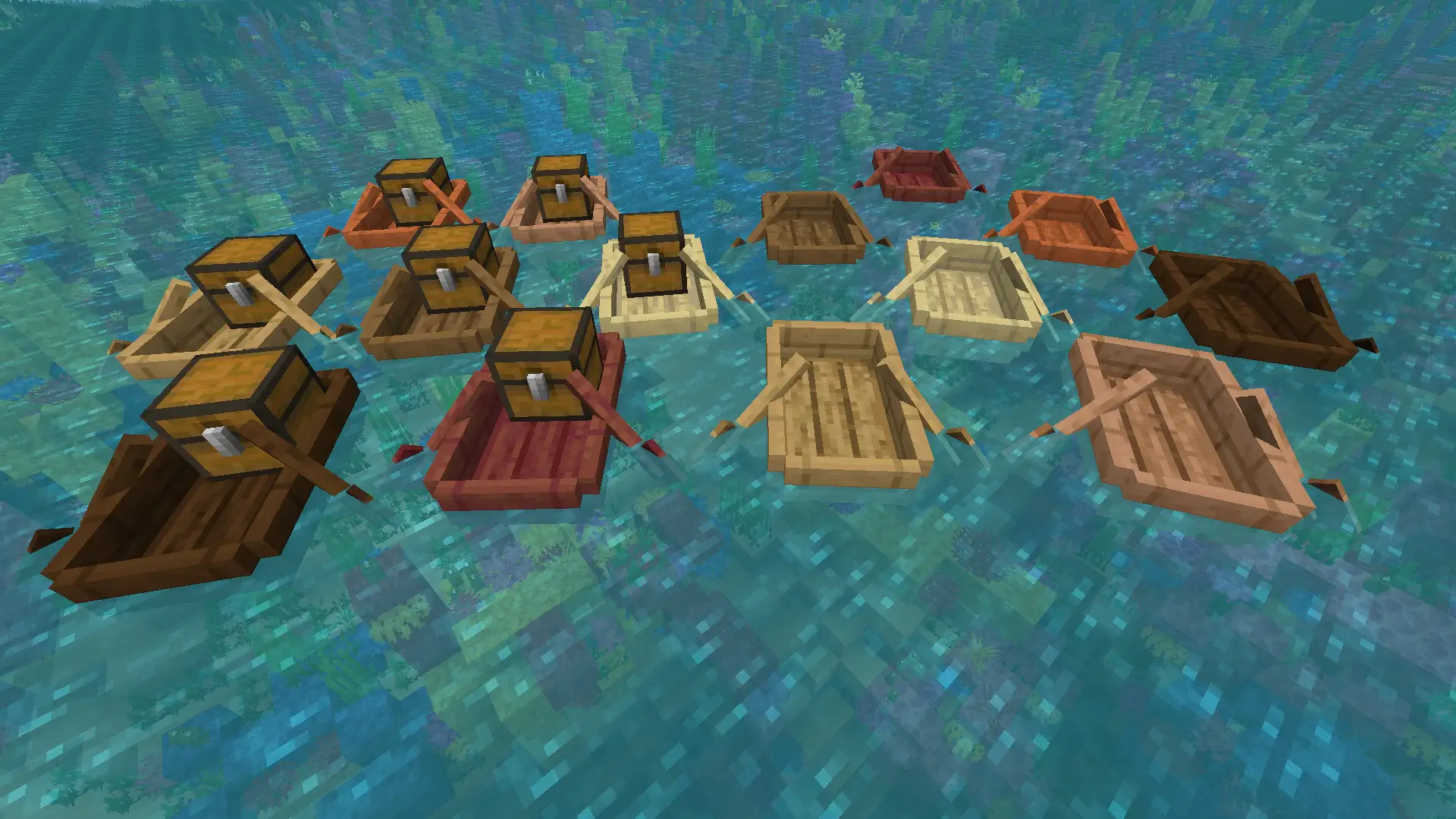 Boats minecraft