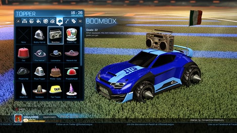 Throwback to when Rocket League did this with toppers for April