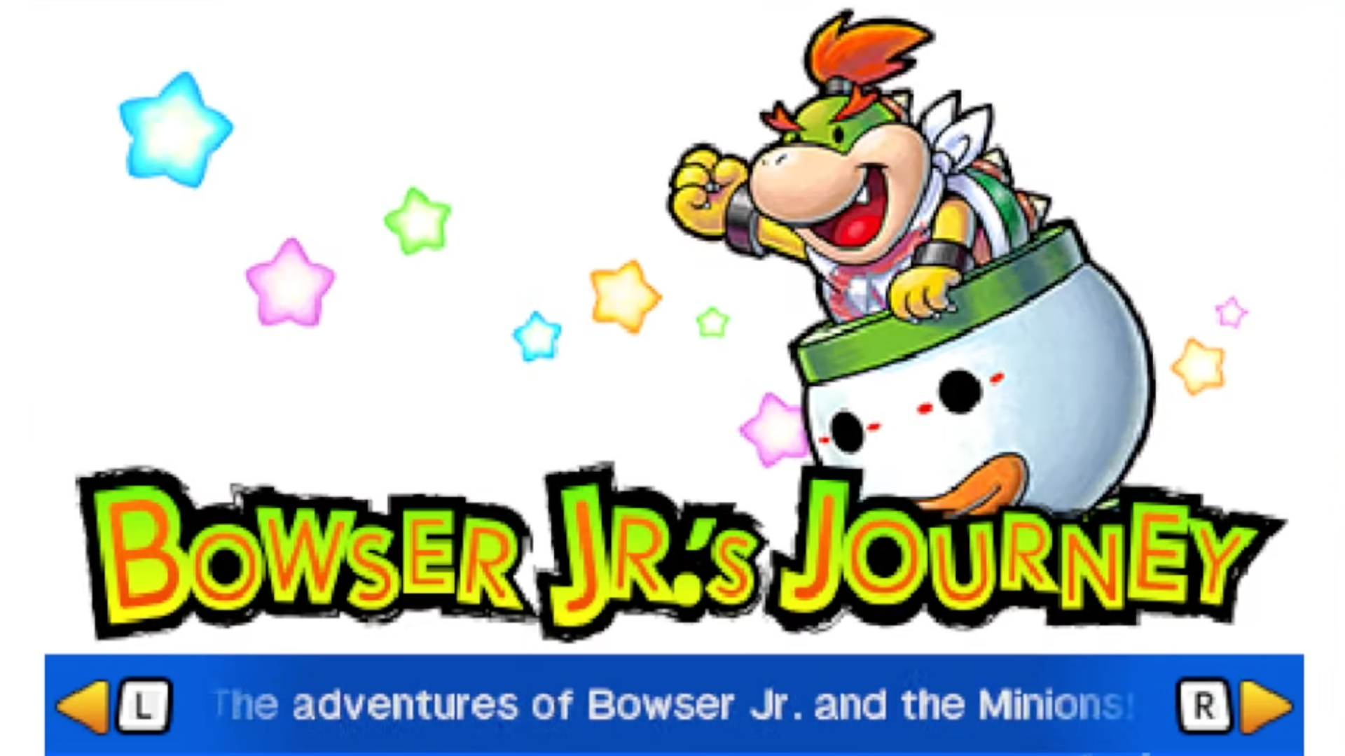 Bowser Jrs Journey Title Screen